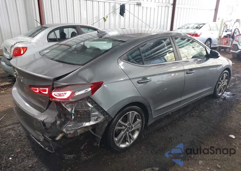 2018 Hyundai Elantra Limited из США, поврежденный, VIN KMHD84LF2JU575403